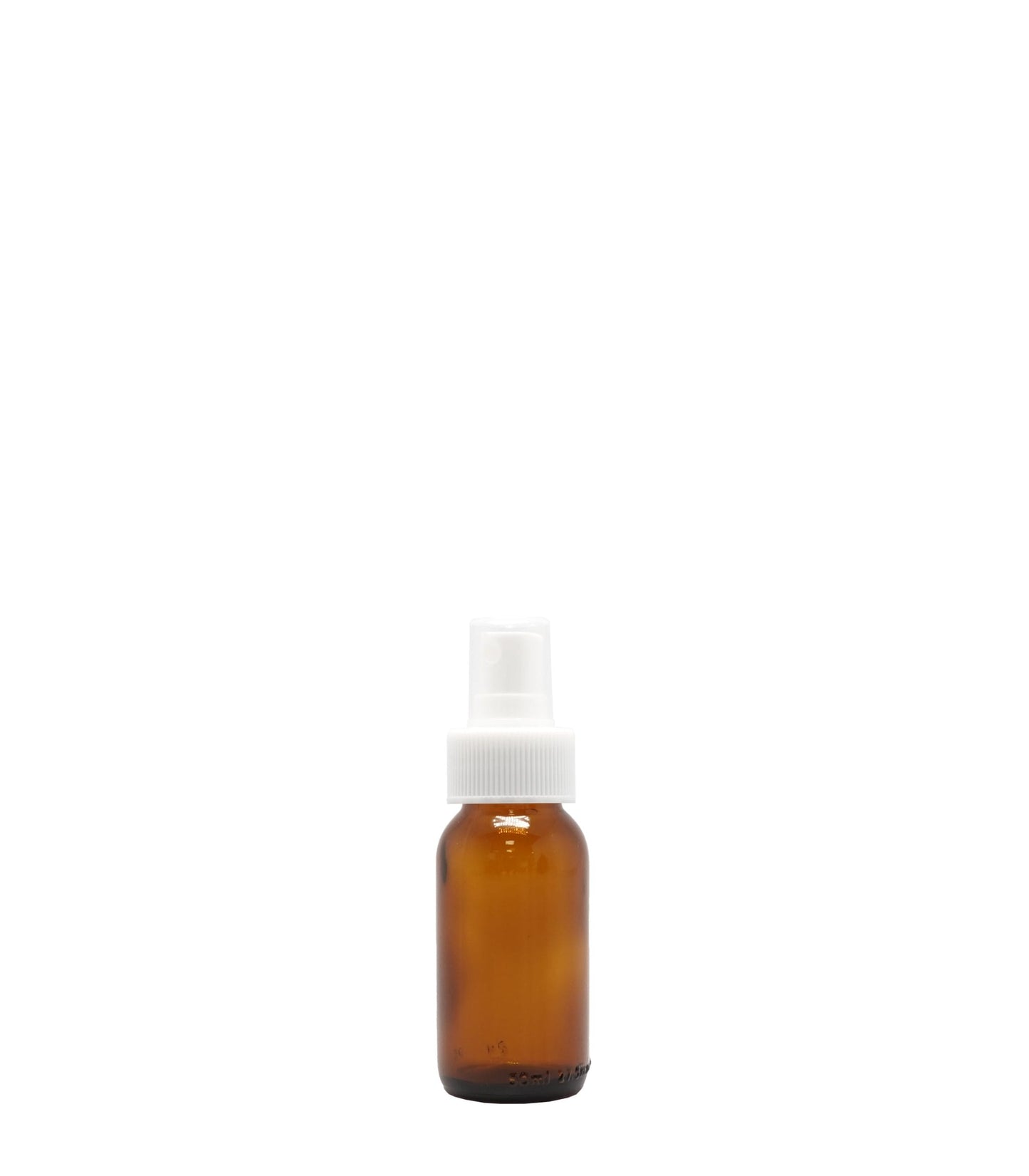 50ml Amber Generic Glass Bottle With White Mist Spray Box Of 110 Units