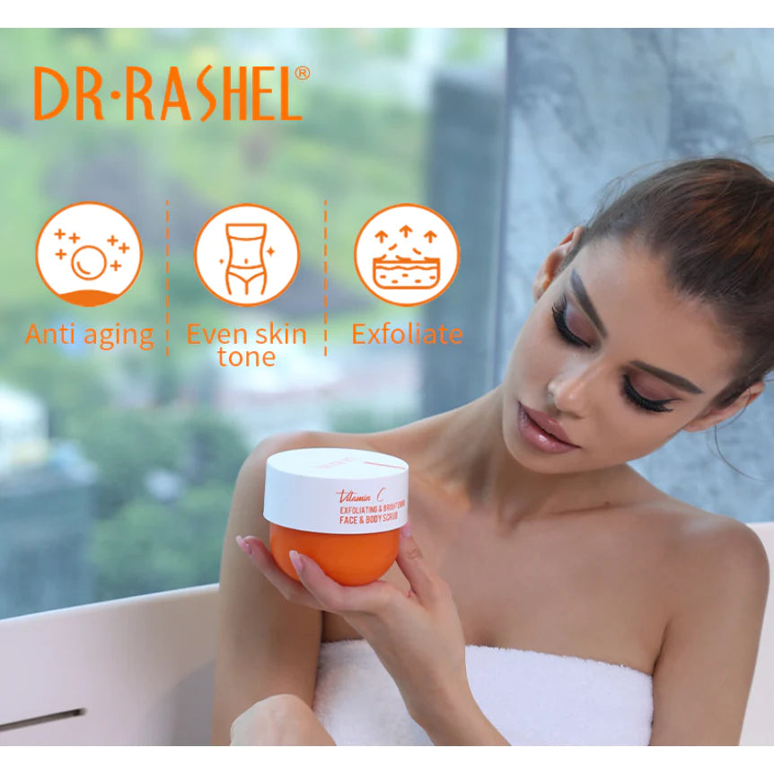 Dr.Rashel Vitamin C Exfoliating & Brightening Face & Body Scrub DRL-1688