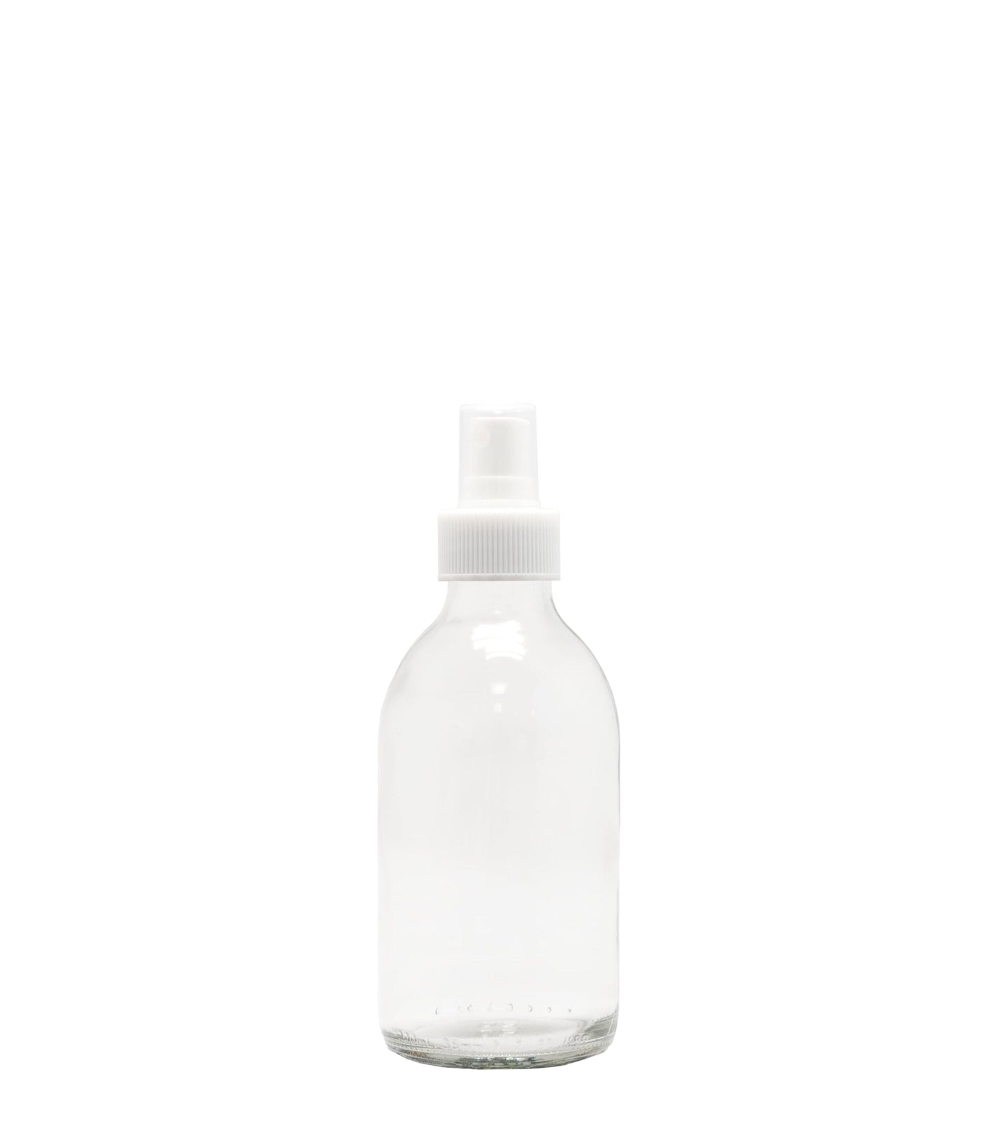 200ml Clear Generic Glass Bottle With White Mist Spray Box Of 70 Units
