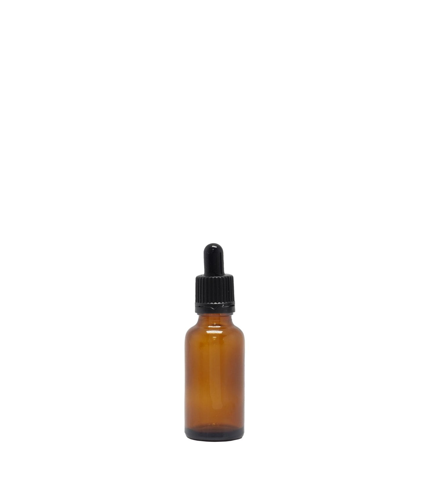 30ml Amber Glass Dropper Bottle With Black Pipette