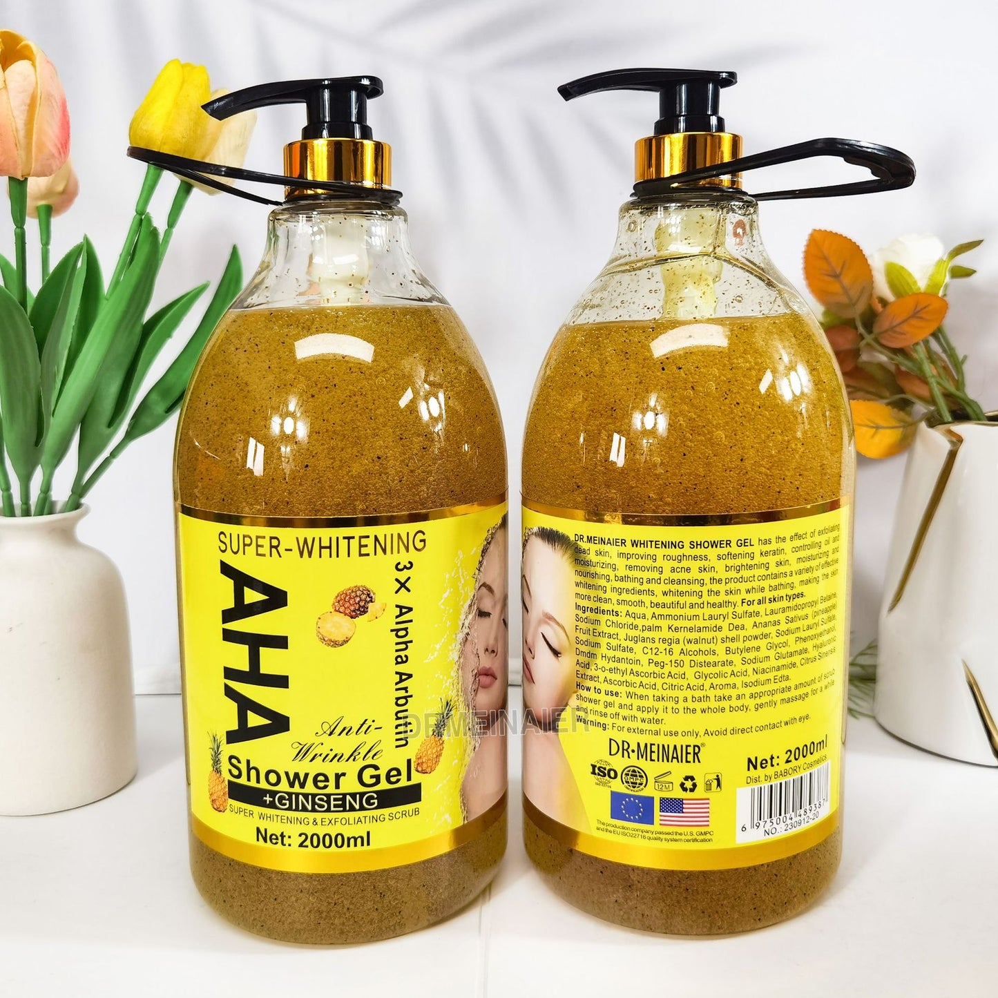 2Litres AHA Super Whitening Shower Gel