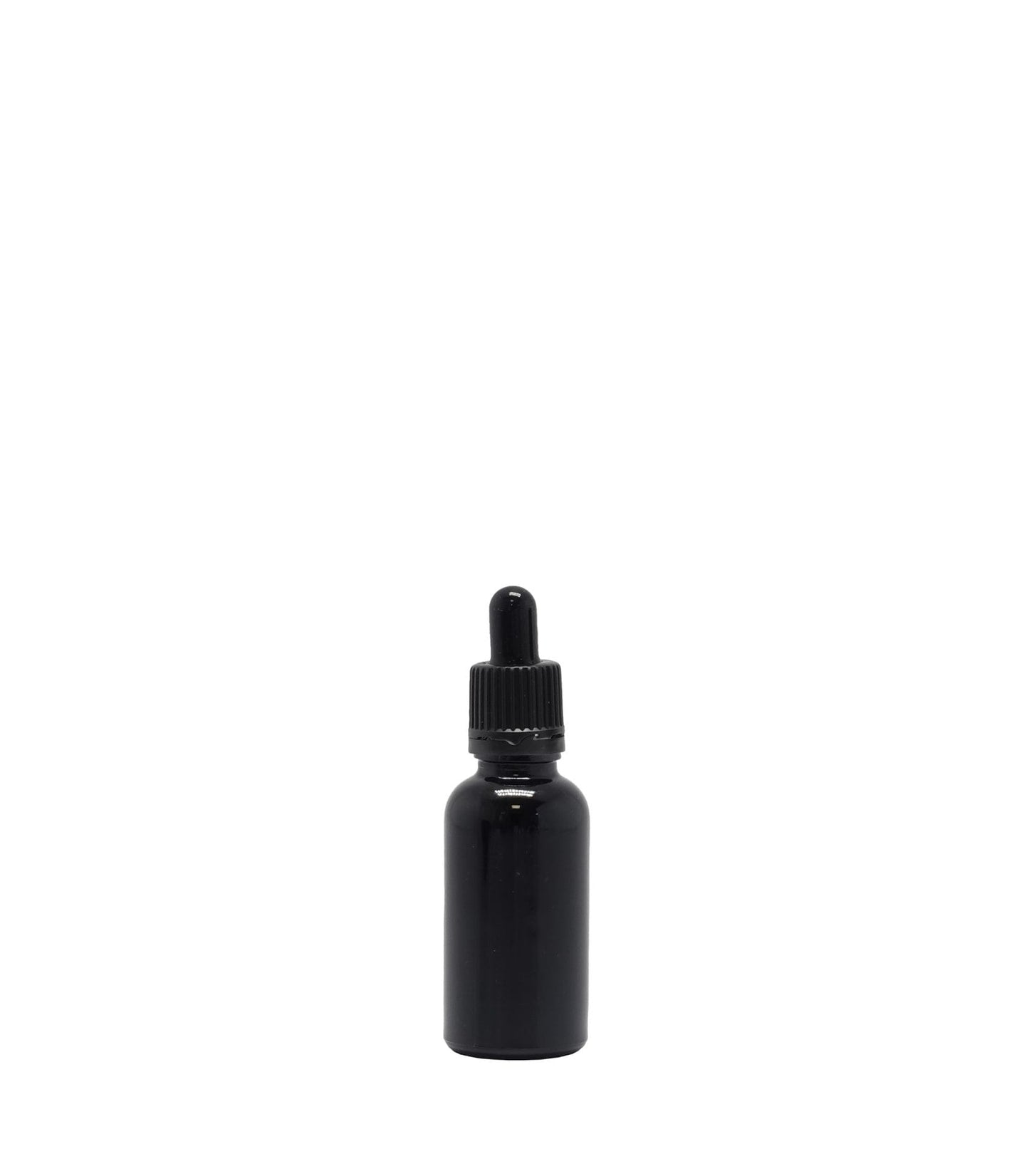 30ml Black Glass Dropper Bottle With Black Pipette Box Of 110