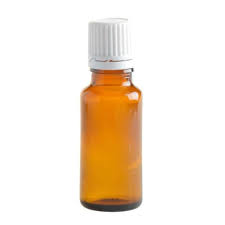 10ml Amber Glass Dropper Bottle With White Slow Flow Screw Cap Box Of 198 Units