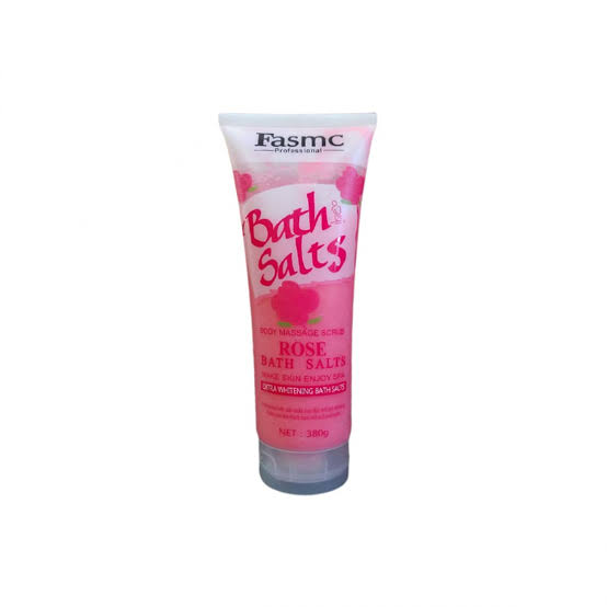 380g Pack Of 6 Fasmc Whitening Bath Salts & Body Massage Scrub- Rose