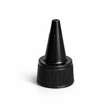 24/410 Black Oil Applicator KAS Spout Cap Pack Of 50 Units
