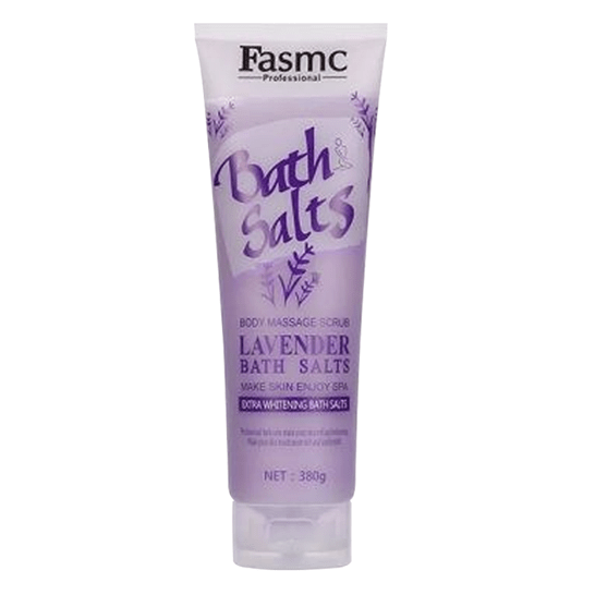 380g Pack of 6 Fasmc Bath Salts Body Massage Scrub - Lavender