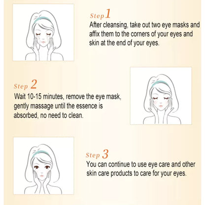 Dr.Rashel Gold Black Pearl Hydrogel Eye Mask DRL-1474