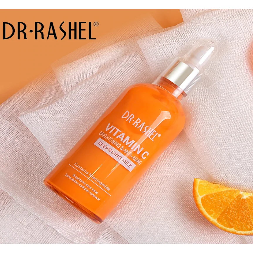 100ml Dr.Rashel Vitamin C Brightening & Anti-Aging Cleansing Milk Pack Of 12