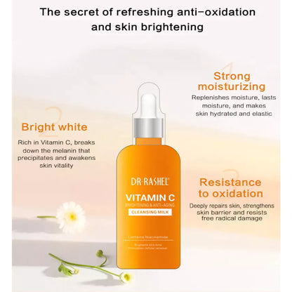 100ml Dr.Rashel Vitamin C Brightening & Anti-Aging Cleansing Milk DRL-1513