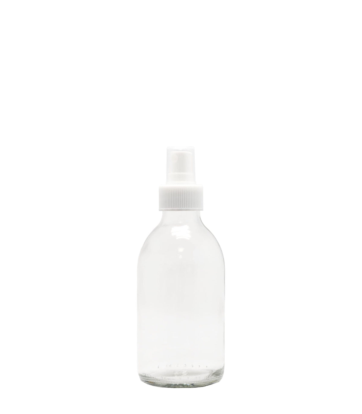 200ml Clear Generic Glass Bottle With White Mist Spray Box Of 70 Units