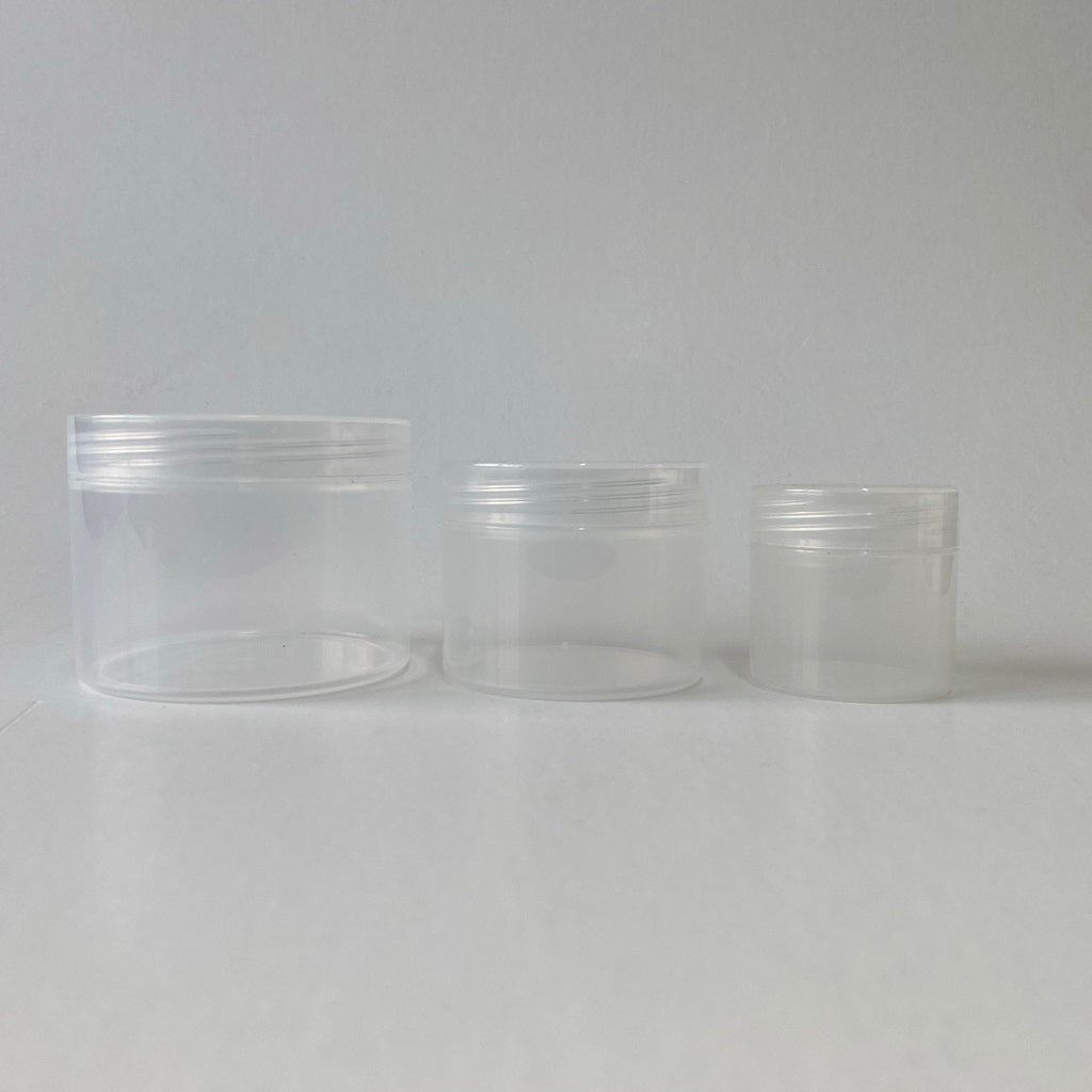 125g Natural Cosmo Jar Natural Lid Pack Of 10