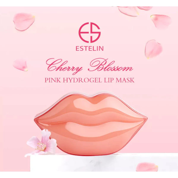 Estelin Cherry Blossom Pink Hydrogel Lip Mask ES-0052