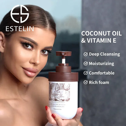 Estelin Vitamin E Coconut Oil Body Care 4 Piece Set ES-0140