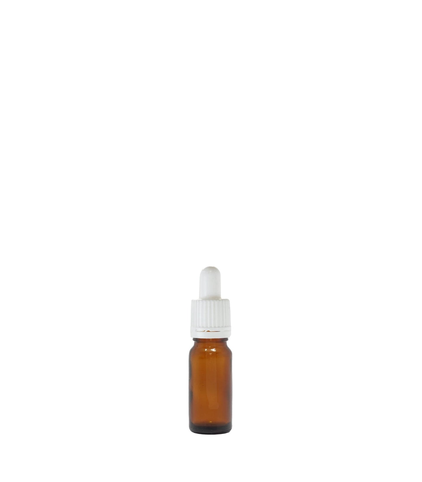10ml Amber Glass Dropper Bottle With White Pipette Box Of 198 Units