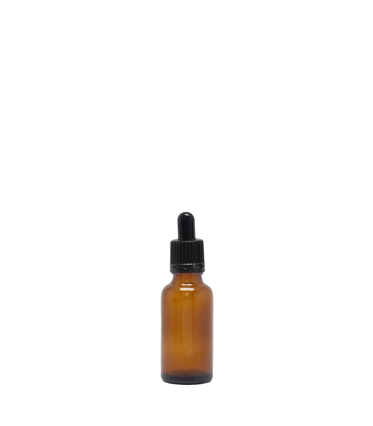 30ml Amber Glass Dropper Bottle With Black Pipette Box Of 110 Units