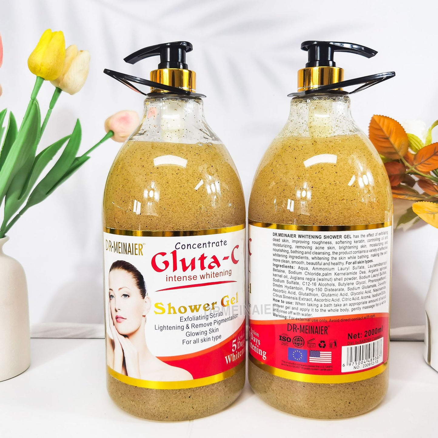 2Litres Gluta C Skin Lightening Shower Gel Pack of 6