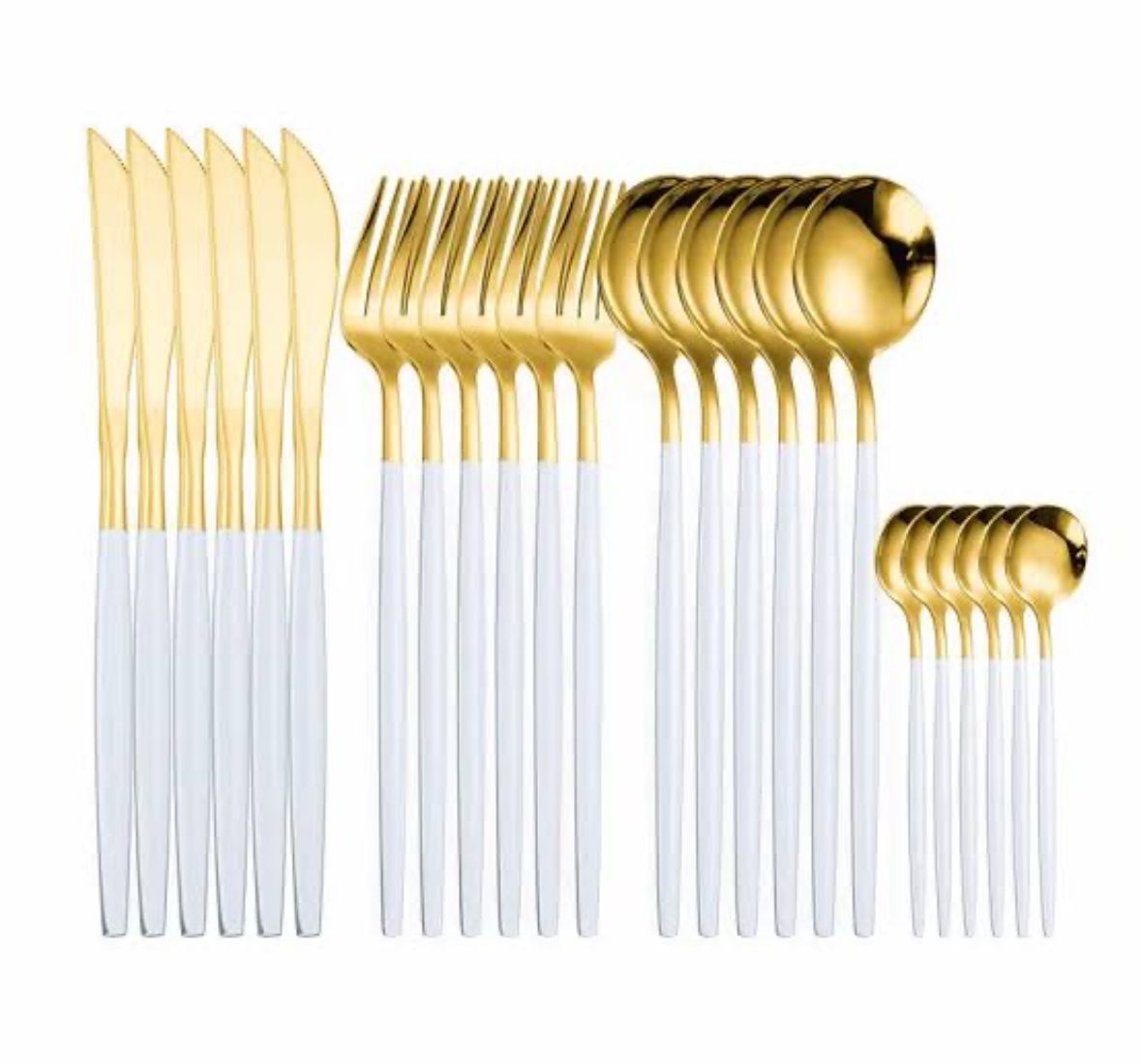 24 Piece Fancy Cutlery Set Comes In Different Colors
