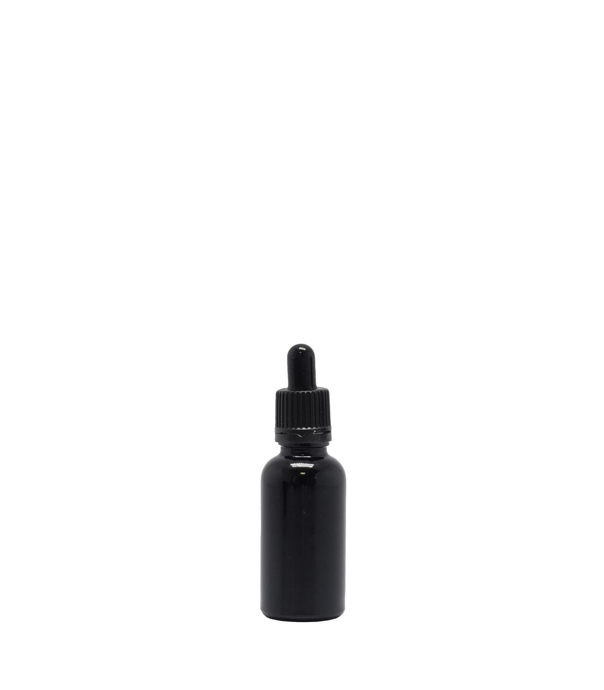 30ml Black Glass Dropper Bottle With Black Pipette Box Of 110