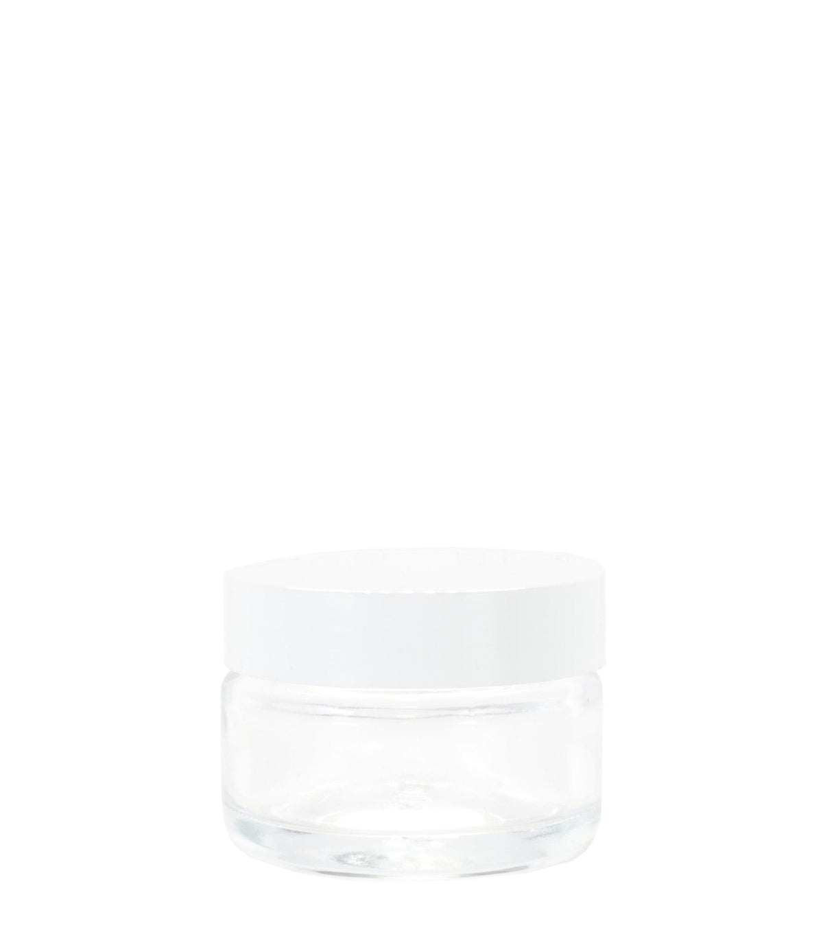 50g Clear Glass Dropper Bottle With White Lid Box Of 50 Units
