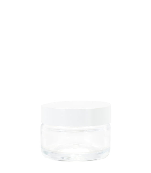 50g Clear Glass Dropper Bottle With White Lid Box Of 50 Units