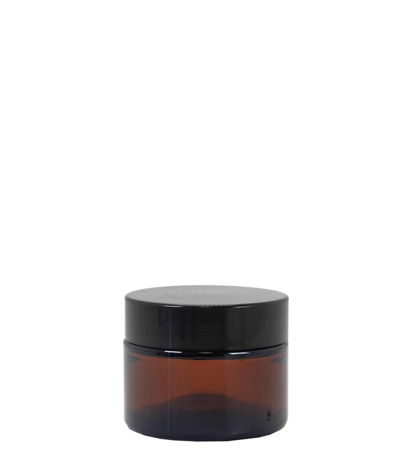 50g Amber Glass Jar With Black Lid