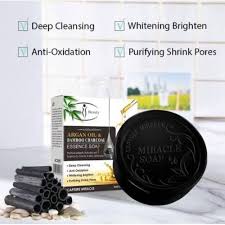 100g Argan Oil & Bamboo Charcoal Soap
