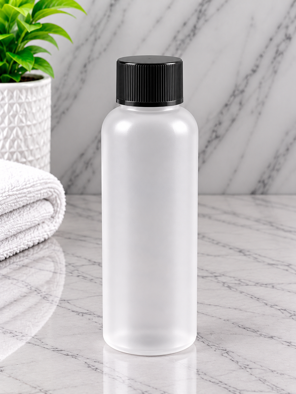 250ml Boston Natural Bottle With Black Screw Cap Pack Of 100