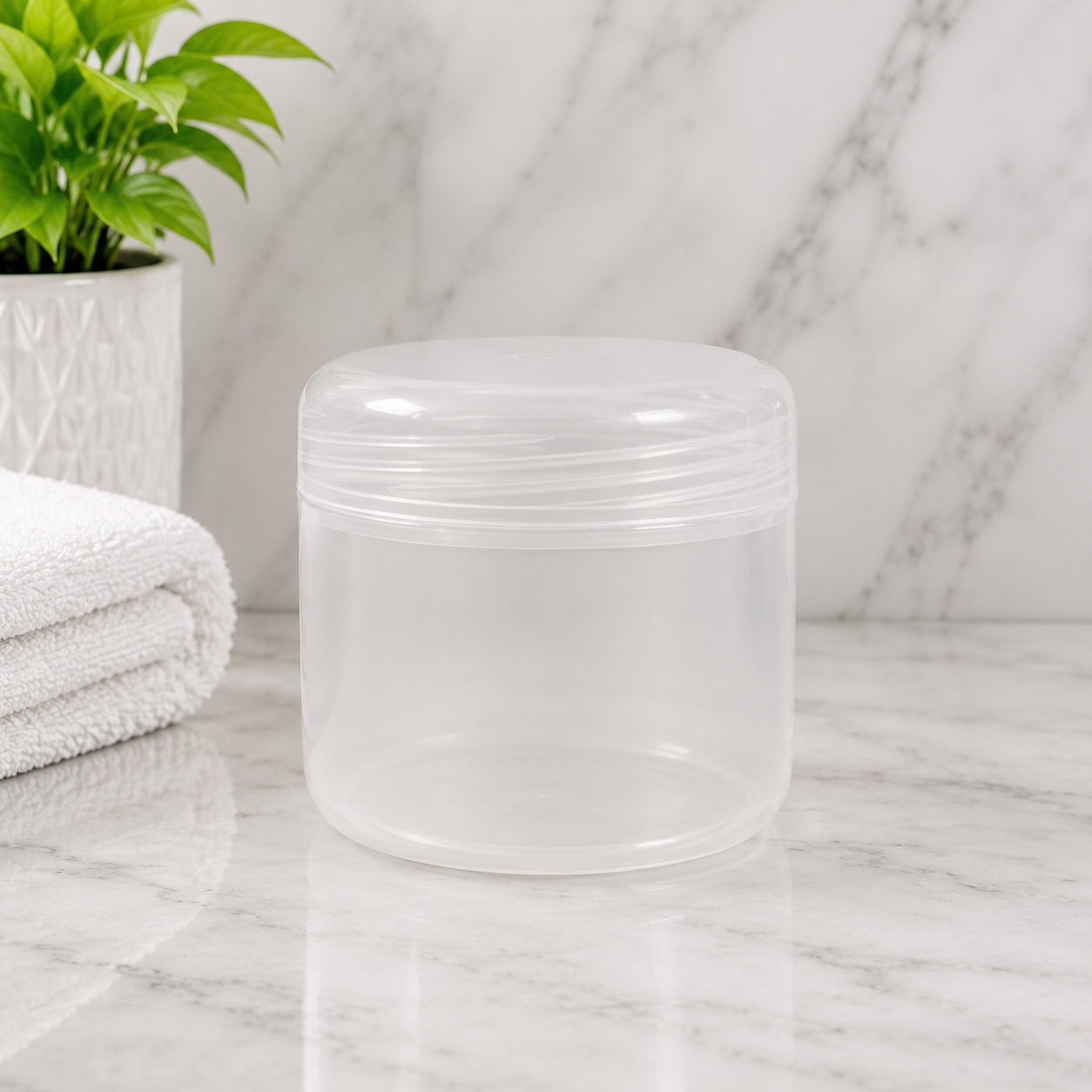 50g Natural Euro Jar Natural Lid