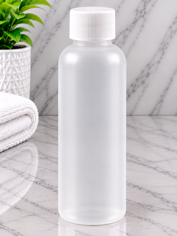 250ml Boston Natural Bottle With White Screw Cap