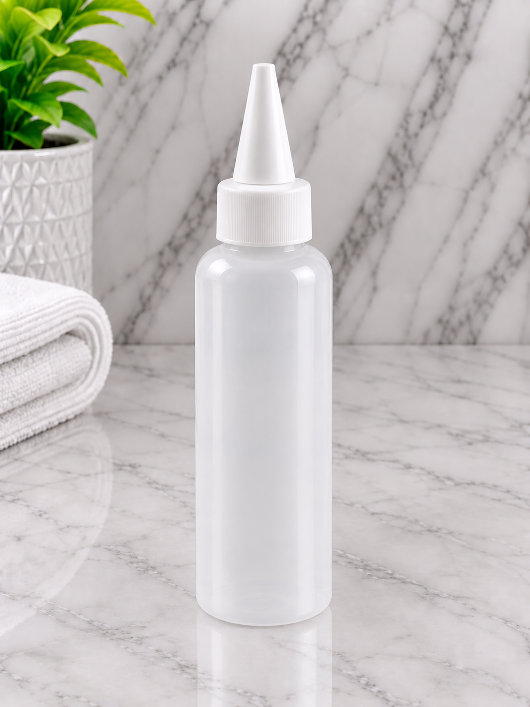 50ml Boston Natural Bottle With White Oil Spout Pack Of 50