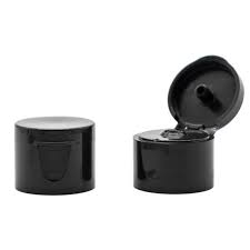 24/410 Black Flip Top Cap Pack Of 100 Units