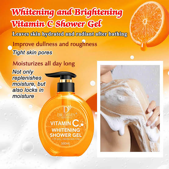 500ml Vitamin C Whitening Shower Gel Pack Of 6