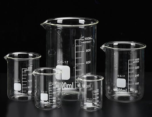 1Litre Glass Beaker Low Form