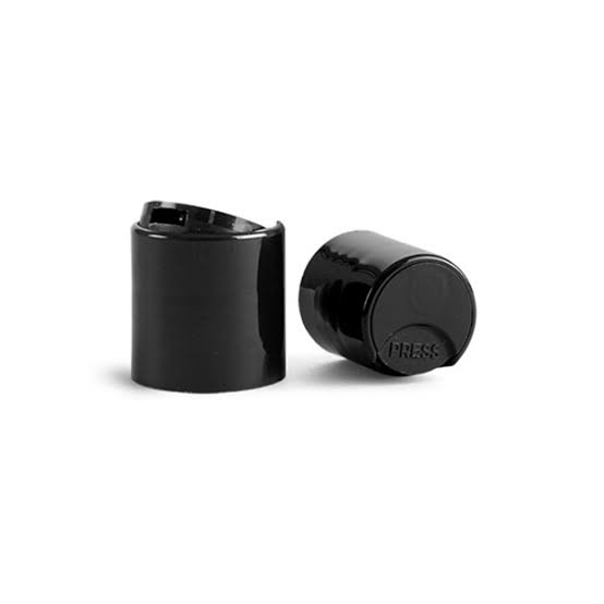 24/410 Black Disc Top Cap Pack Of 100 Units